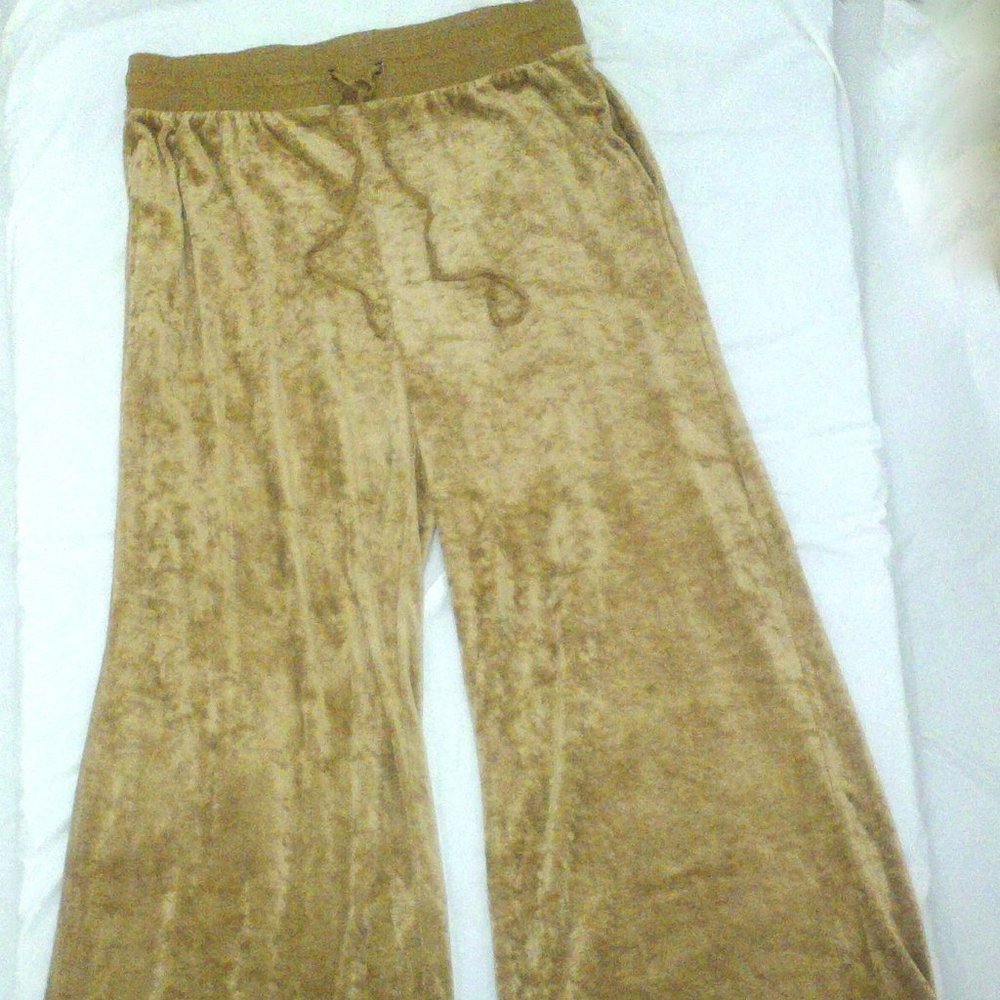 Free People Camel Wide Leg Pants